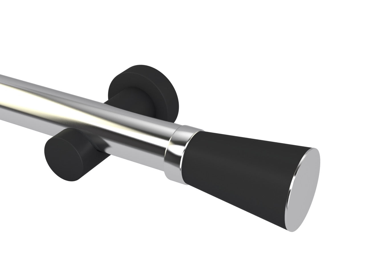 Kit Varão Completo Jade Nobre 28mm 2 Metros com Emenda