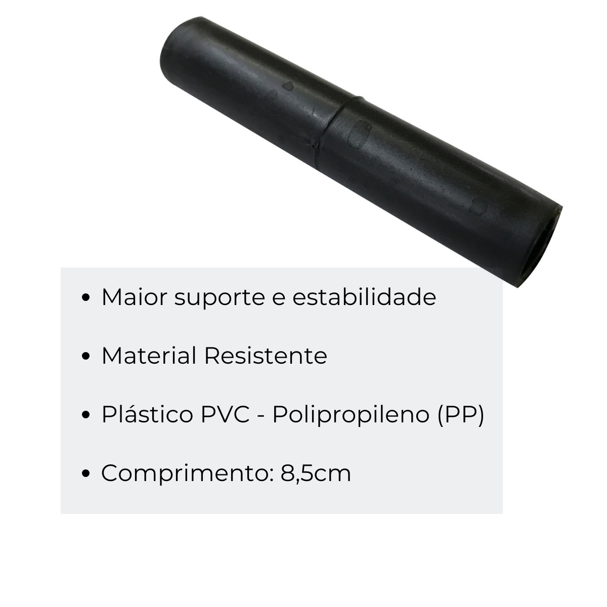 Emenda para Varão de Aço 19mm - Varão de Cortina