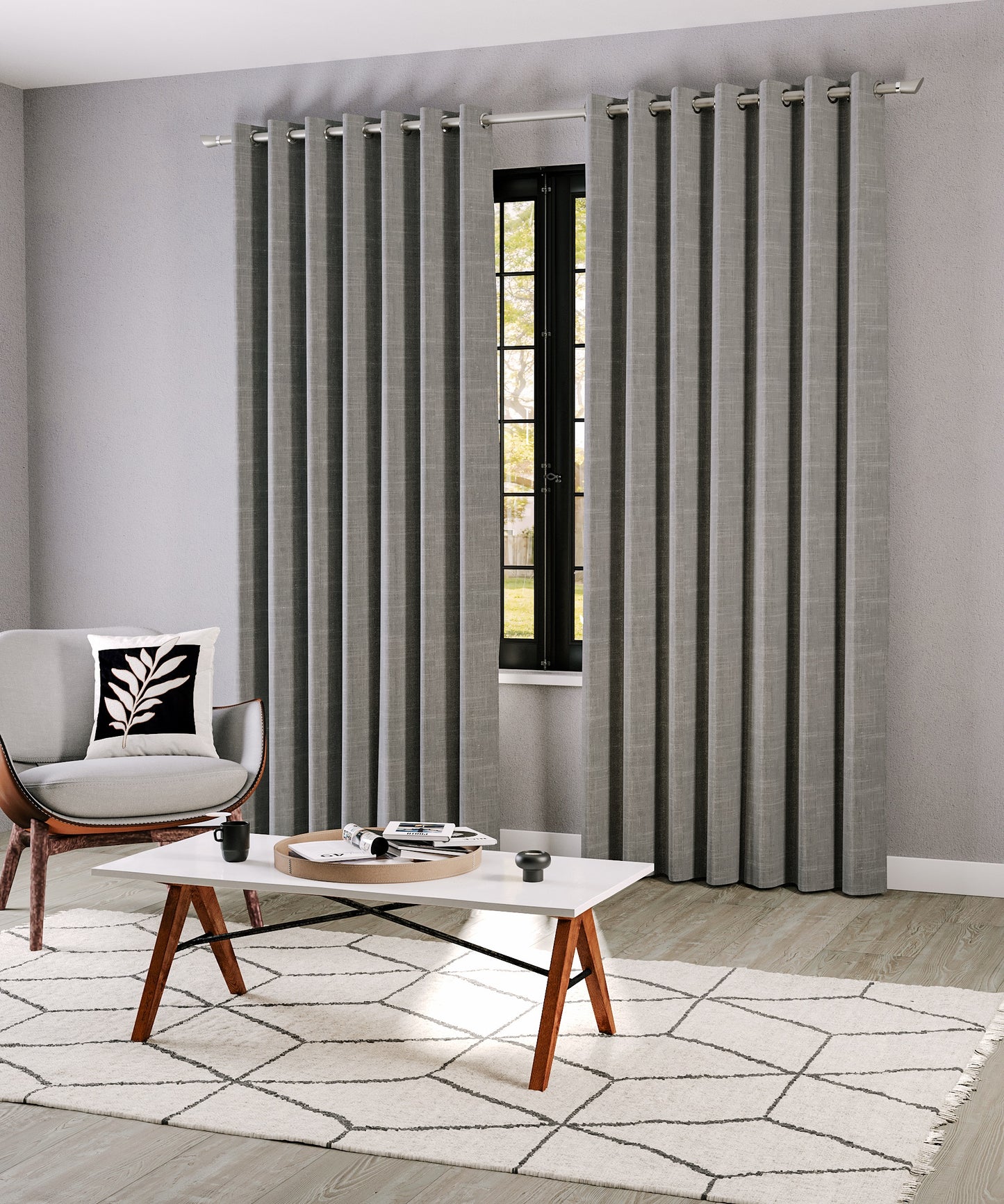 Cortina Vitalle 100% Blackout Linho 2,60x1,80m