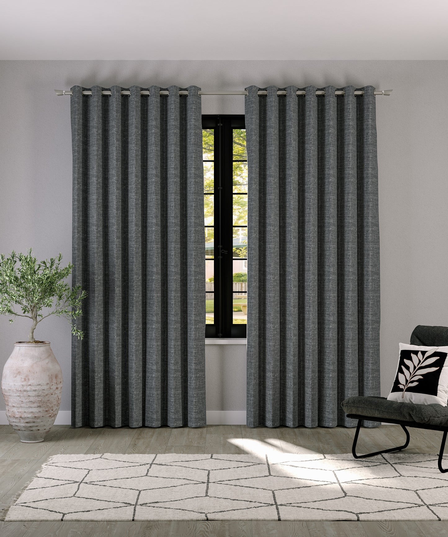 Cortina Vitalle 100% Blackout Linho 2,60x1,80m
