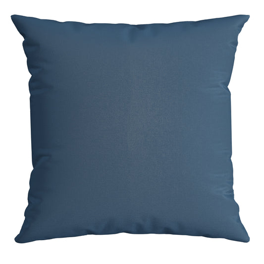 Capa Almofada Rústica Lisa Azul Marinho Jeans Durand 43x43 cm