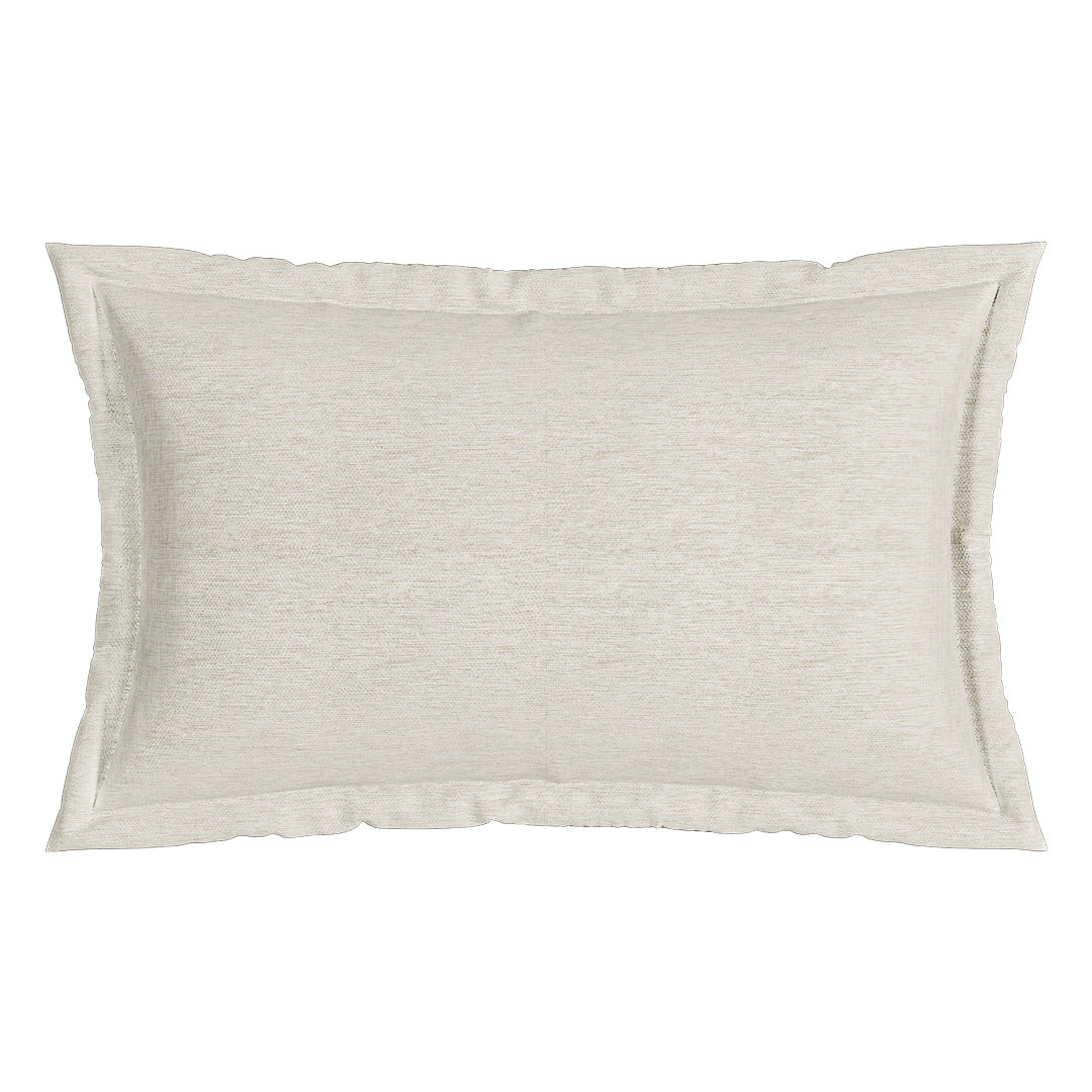 Capa Almofada cor Linho Areia Lisa com Abas 40x60cm Concept