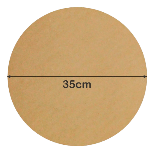Kit com 2 Bases Suporte para Sousplat em MDF 35cm