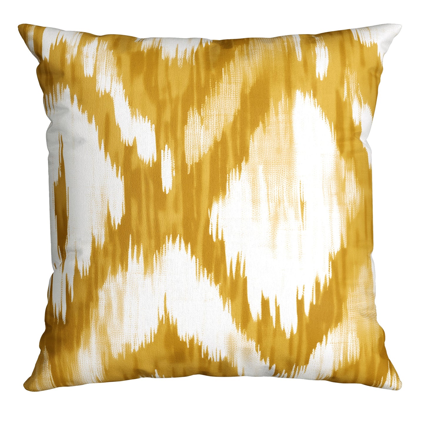 Capa Almofada Acetinada Mostarda Geométrica Silk Home 43x43cm