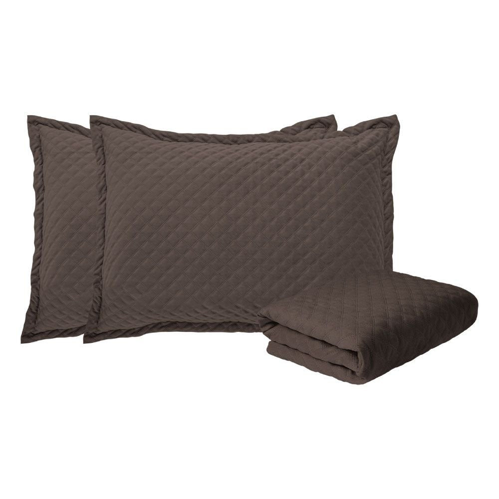 Kit Casal Queen Matelado Com 1 Peseira + 2 Porta Travesseiro