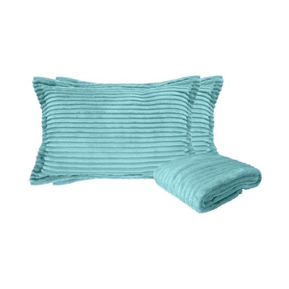 Kit Casal King Soft com 1 Peseira + 2 Porta Travesseiro