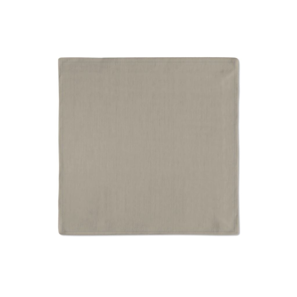Kit 2 Guardanapos Caqui Liso 43x43 + 2 Argolas