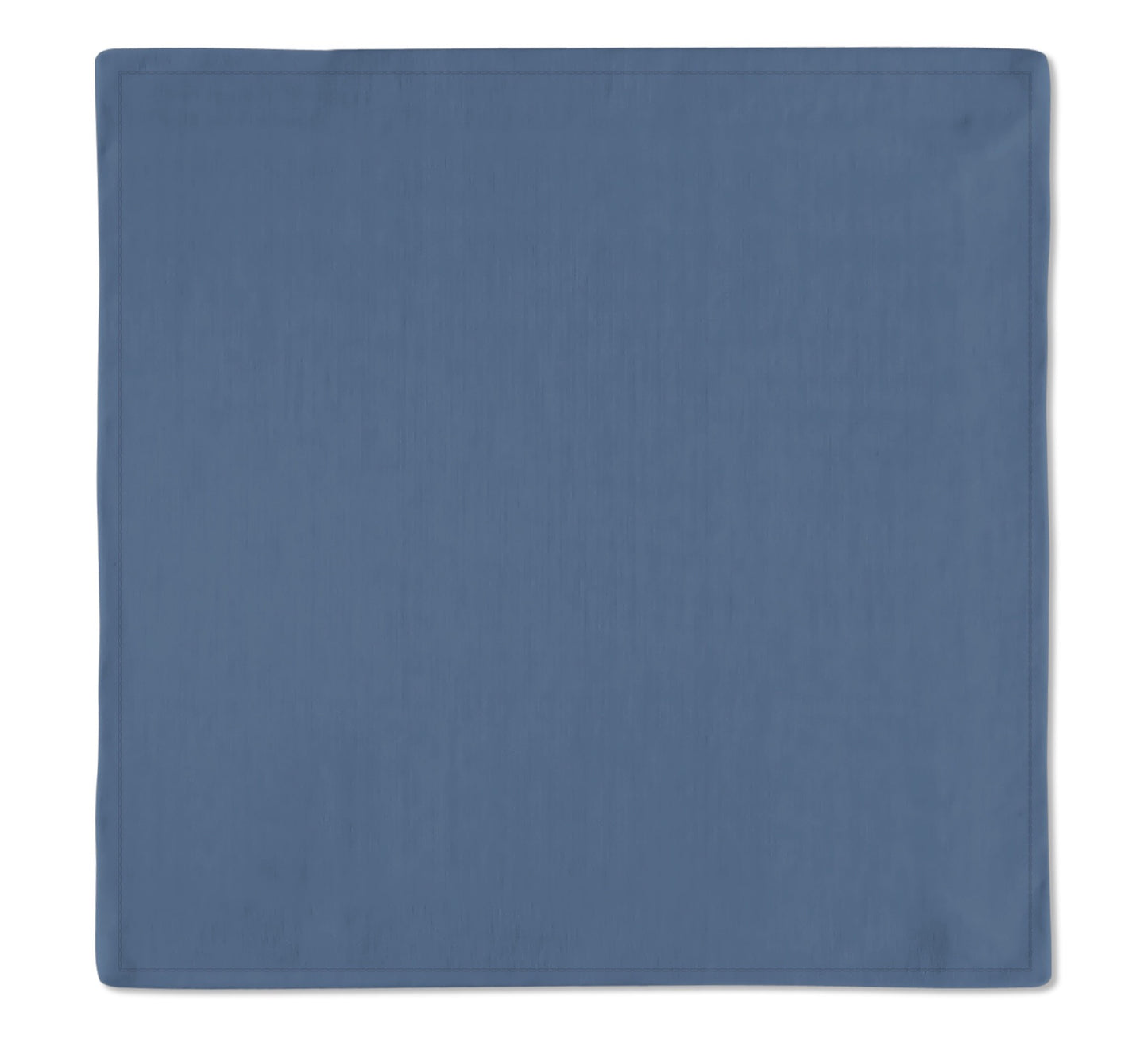 Kit 2 Guardanapos Azul Liso 43x43 + 2 Argolas