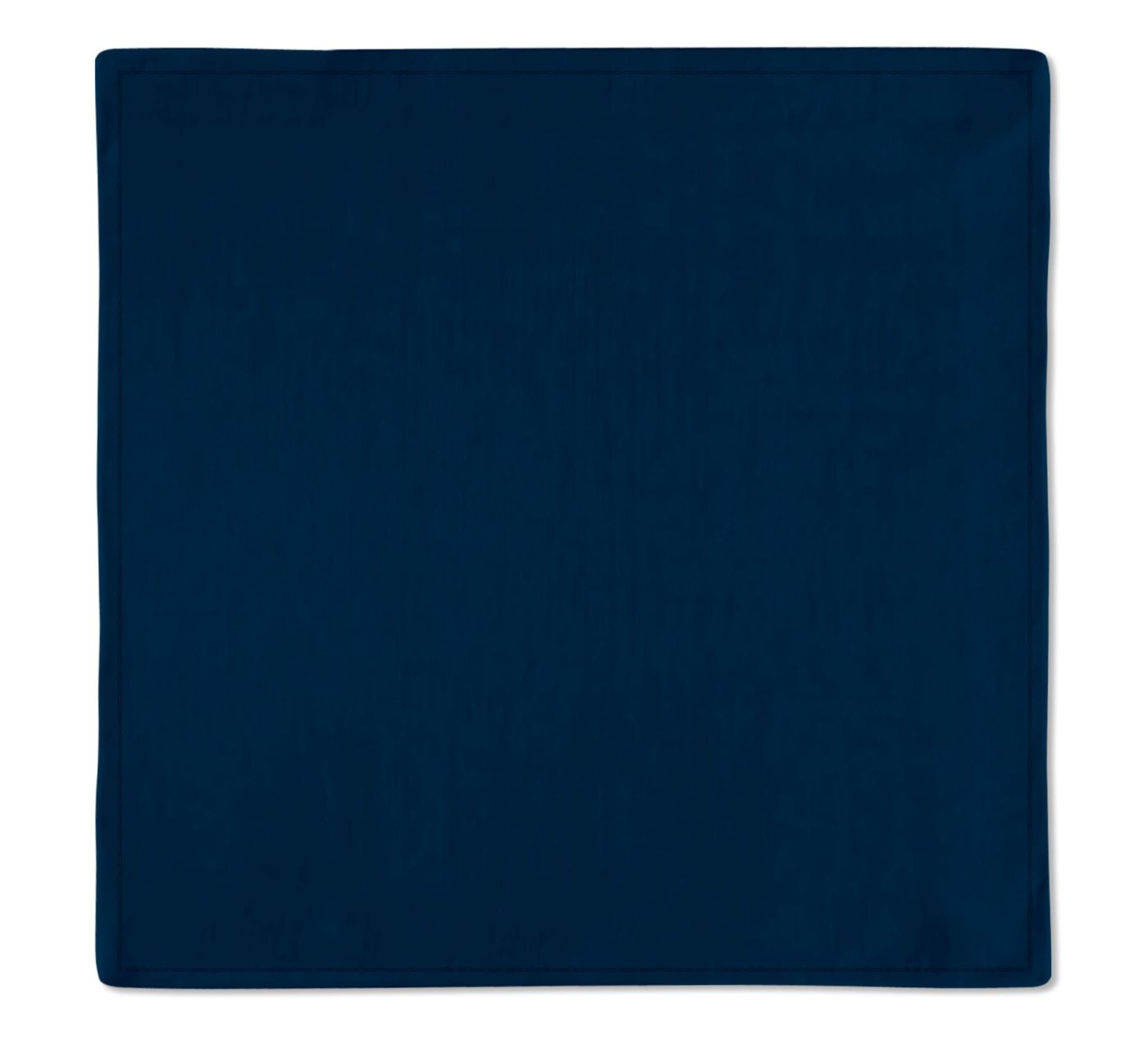 Kit 2 Guardanapos Azul Marinho Liso 43x43 + 2 Argolas