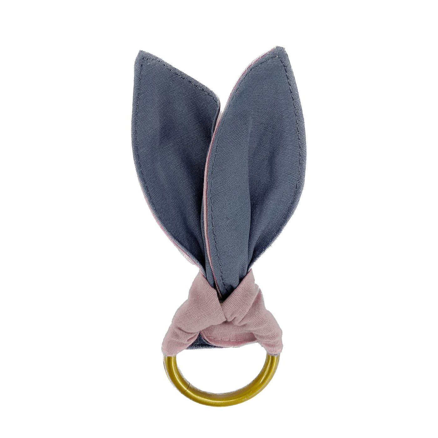 Kit 2 Guardanapos Páscoa Branco Bege Linho 40x40 + 2 Orelinhas