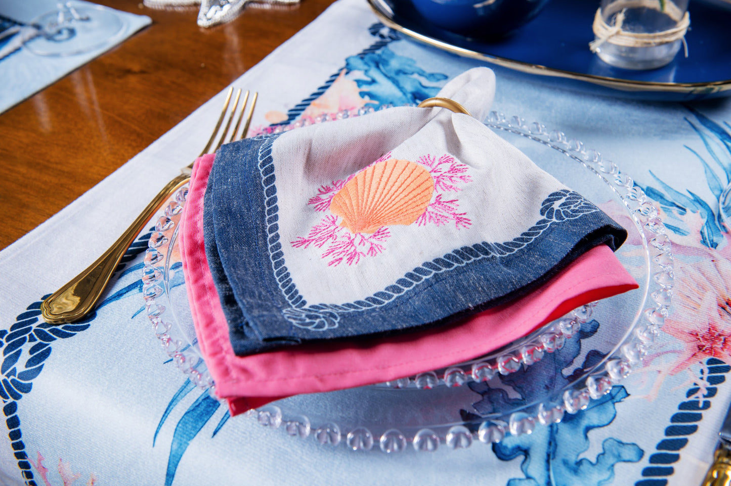 Caminho de Mesa Mar c/ Hidrorrepelência 43x142