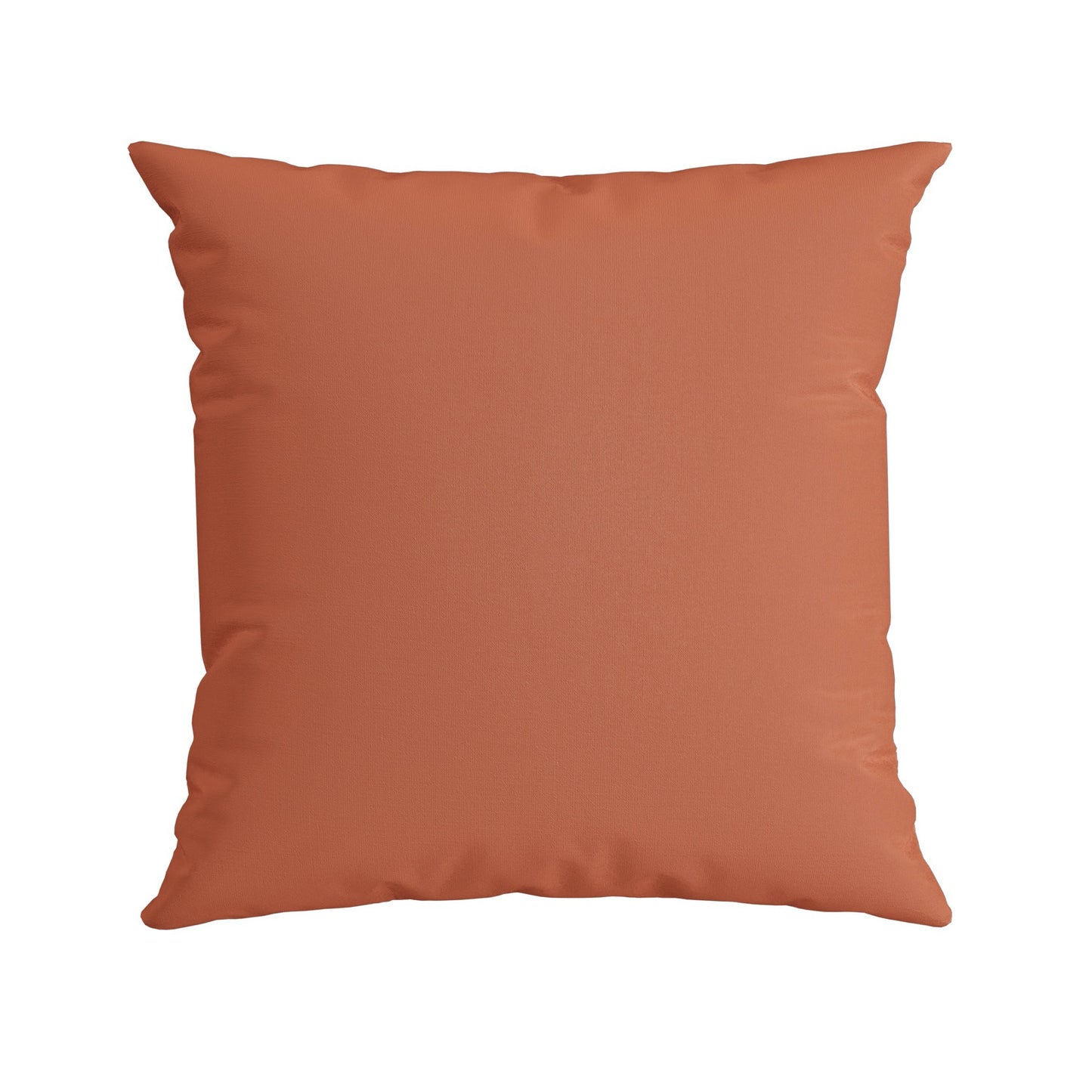 Kit Capa Almofada Laranja Quadriculado Área Externa Quadrada Outdoor