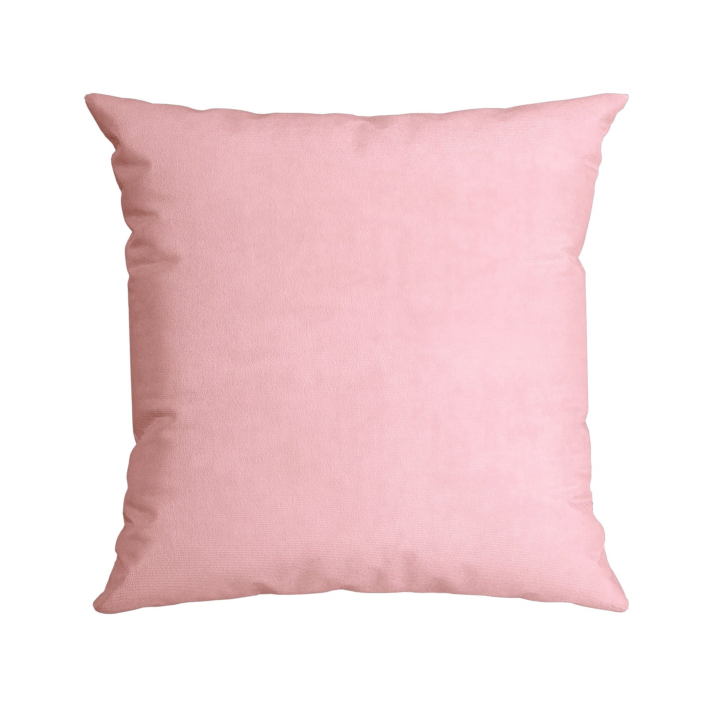 Kit Capa Almofada Aveludada Azul e Rosa c/ Leve Canelado Quadrada Dolce