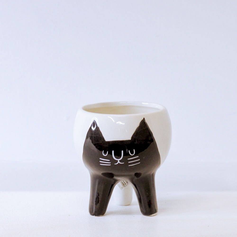 Cachepot Gato Tripé - MIni Vaso Decoração