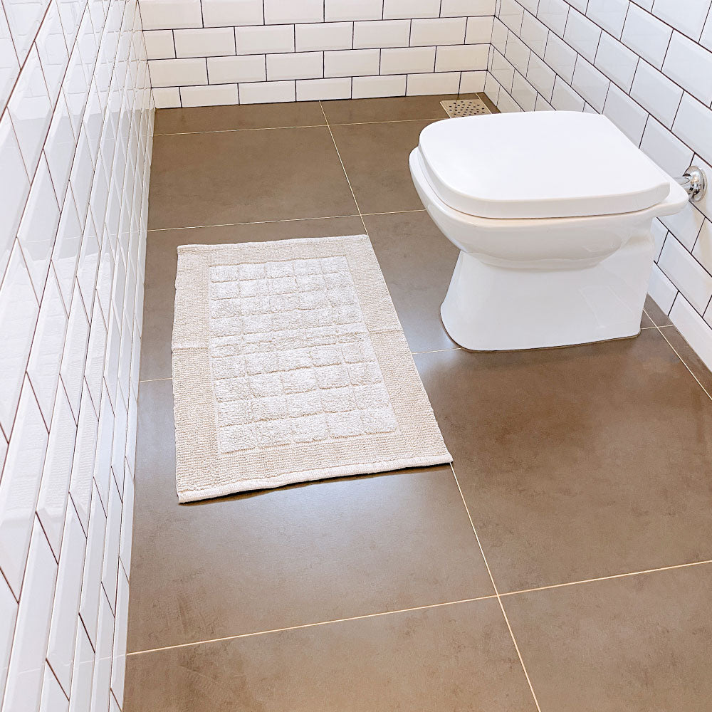 Tapete Artezanalle Cinza Fosco 50x80 cm Banheiro/Quarto/Cozinha
