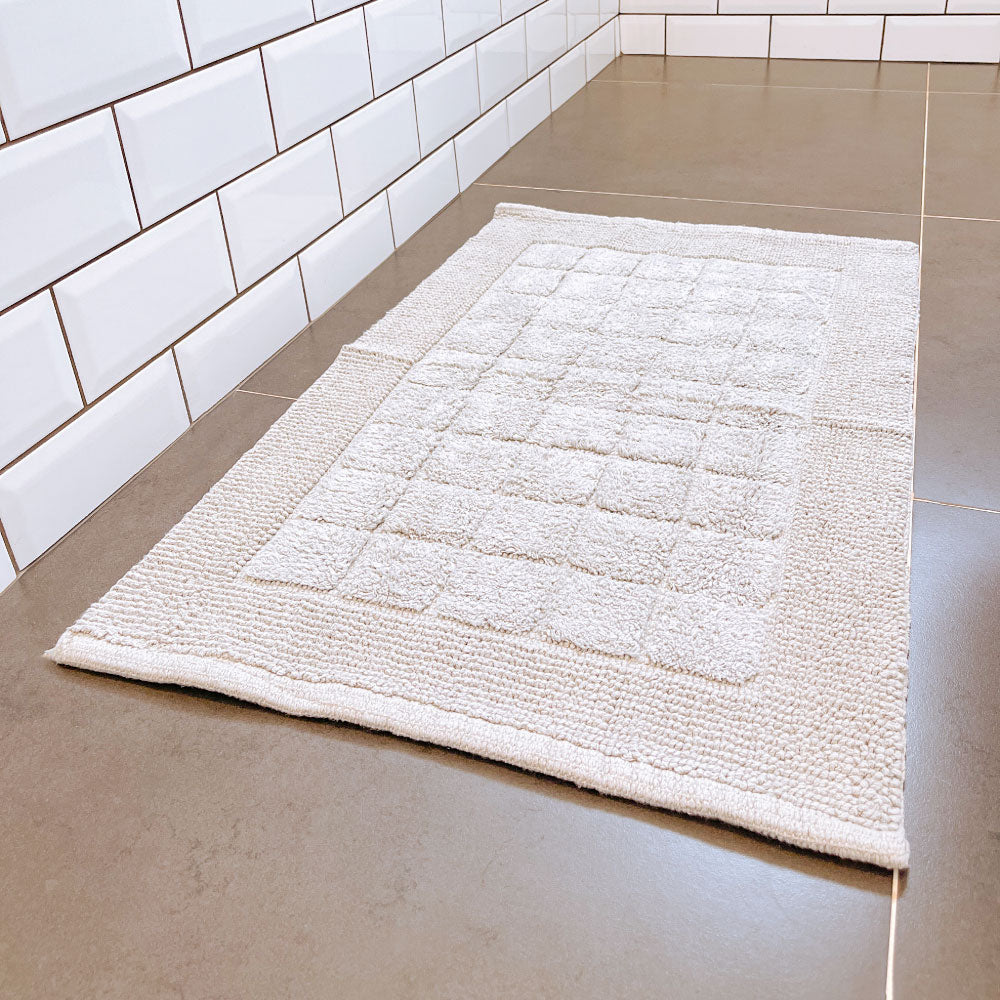 Tapete Artezanalle Prata 50x80 cm Banheiro/Quarto/Cozinha