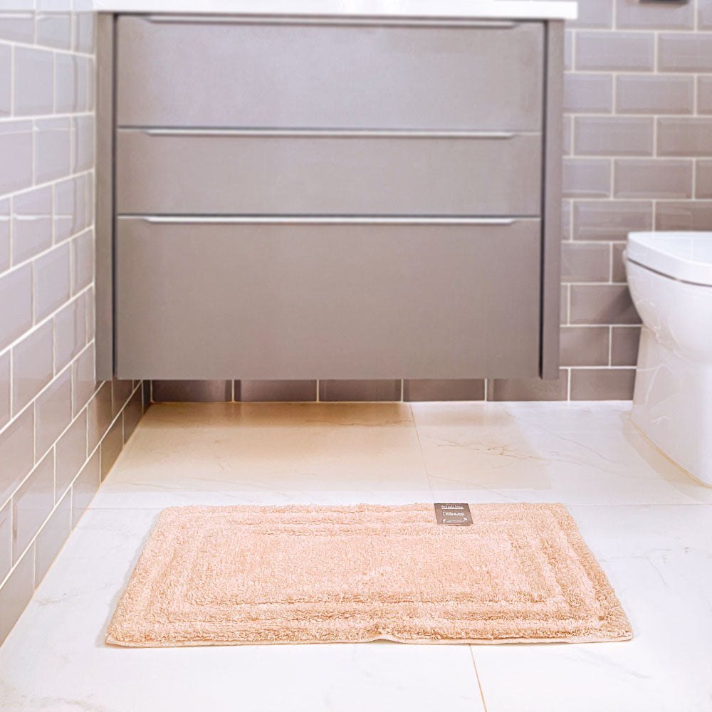 Tapete Indiano Malibu Blush 45x70 cm Banheiro/Quarto/Cozinha