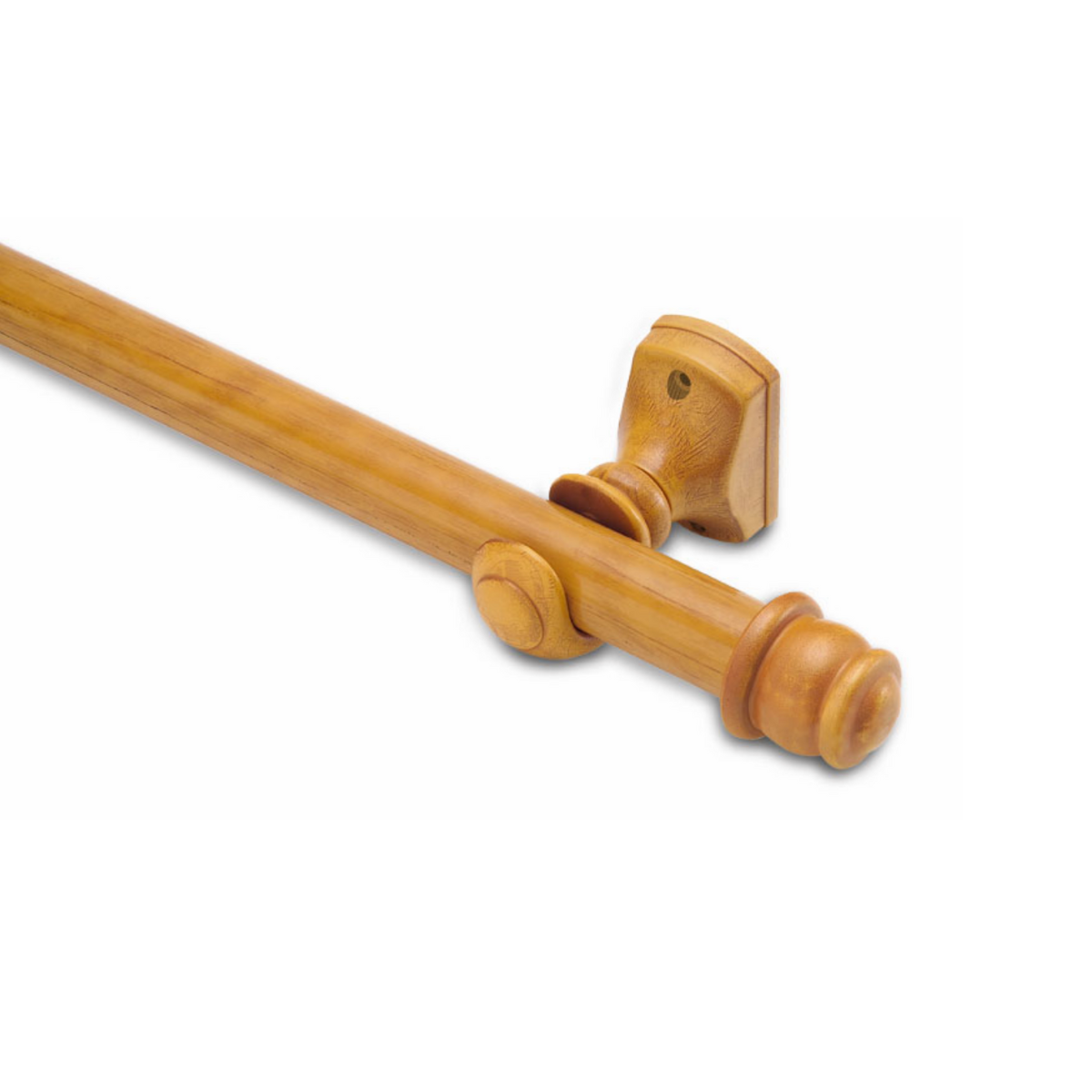 Kit Varão p/ Cortina Eco Compacto 28mm 2 Metros com Emenda