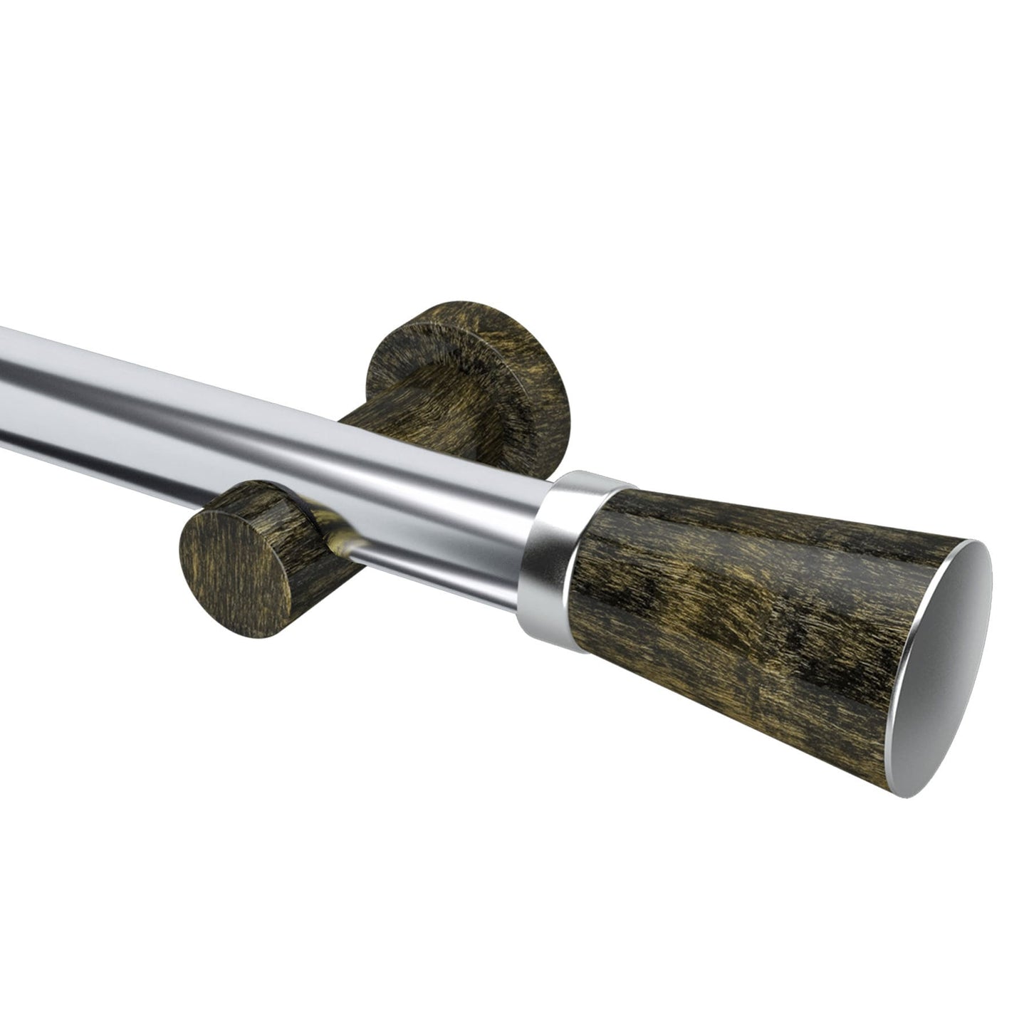 Kit Varão Completo Jade Nobre 28mm 2 Metros com Emenda