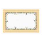 Toalha de Mesa Retangular Páscoa Coelhos no Jardim 6 Lugares 140x220