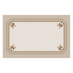 Toalha de Mesa Retangular Casal de Coelhos Páscoa 6 Lugares 140x220