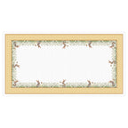 Toalha de Mesa Retangular Páscoa Coelhos no Jardim 8 Lugares 140x270