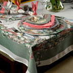 Toalha de Mesa Retangular Coelhos o Ovos de Páscoa 8 Lugares 140x270