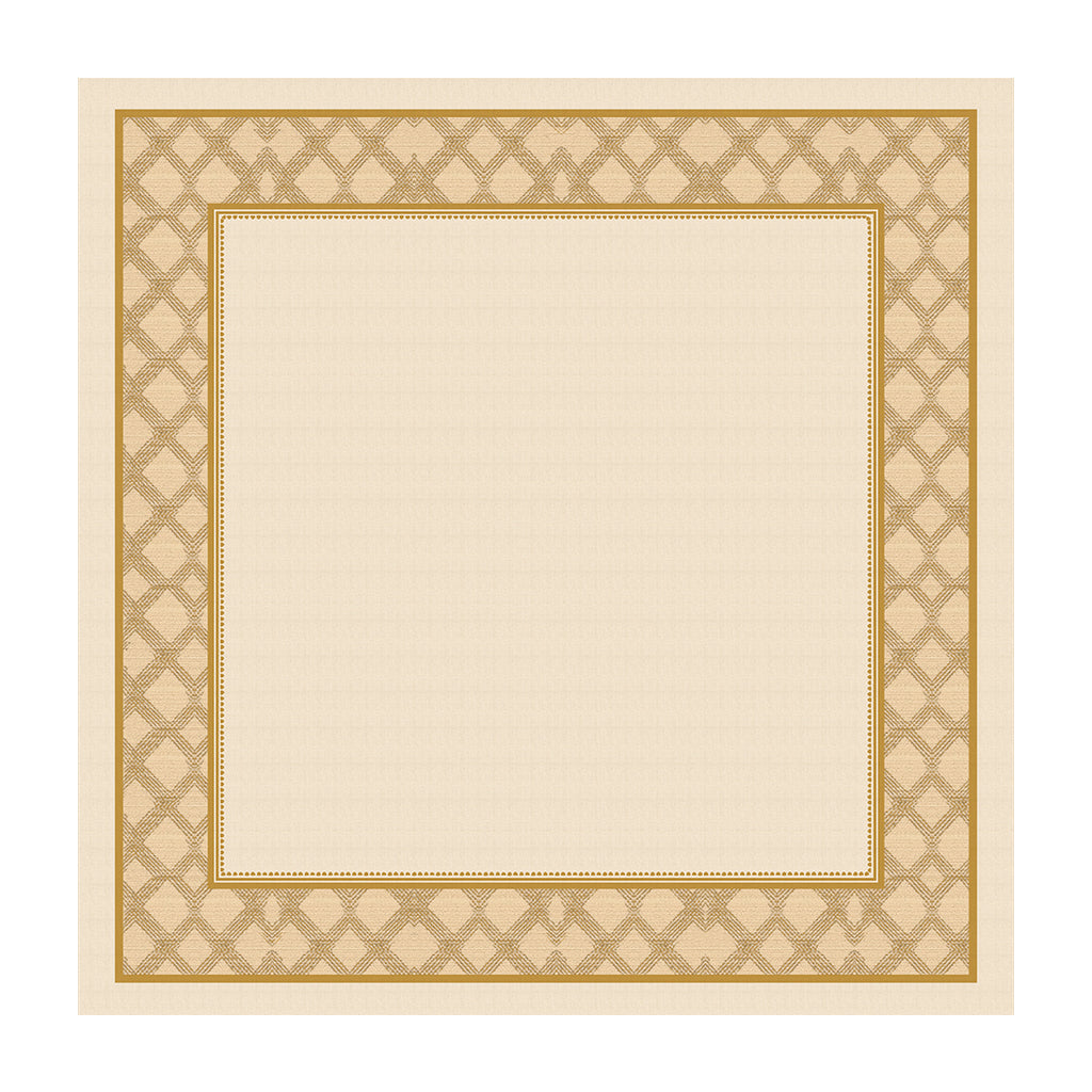 Toalha de Mesa Quadrada Rustic Ambar 4 Lugares 140x140