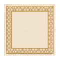 Toalha de Mesa Quadrada Rustic Ambar 4 Lugares 140x140