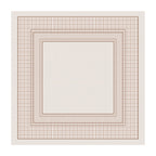 Toalha de Mesa Quadrada Xadrez Bege 4 Lugares 140x140
