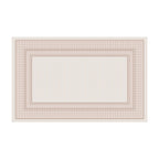 Toalha de Mesa Retangular Xadrez Bege 6 Lugares 140x220
