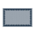 Toalha de Mesa Retangular Blue Waves 6 Lugares 140x220