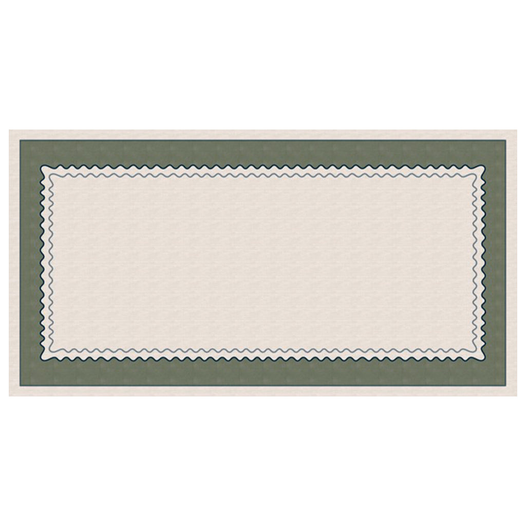 Toalha de Mesa Retangular Florence Verde 8 Lugares 140x270