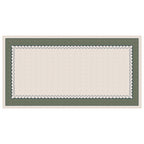 Toalha de Mesa Retangular Florence Verde 8 Lugares 140x270