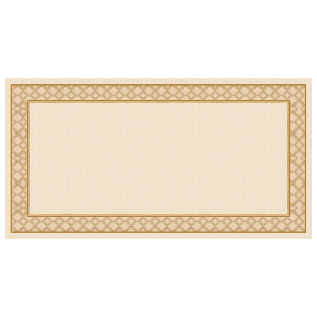 Toalha de Mesa Retangular Rustic Ambar 8 Lugares 140x270