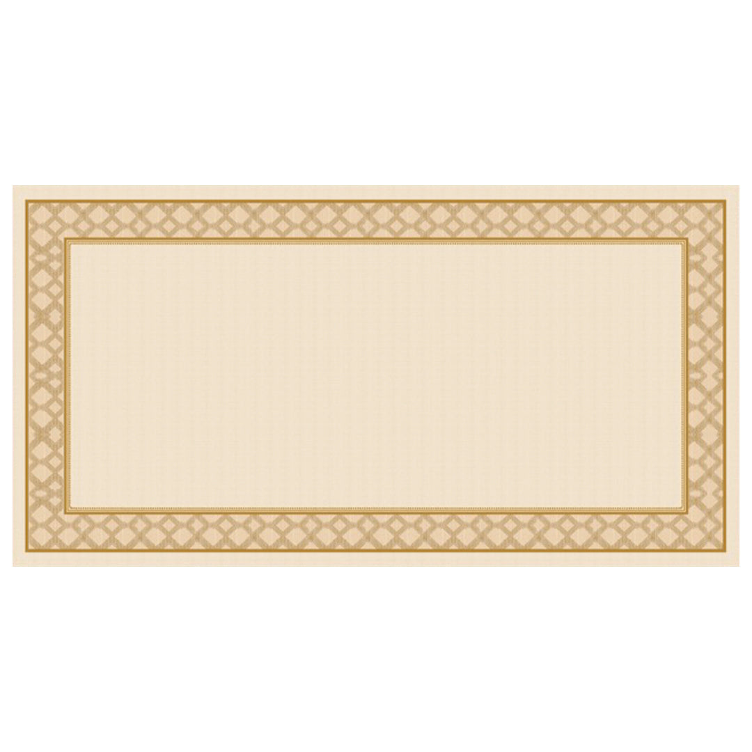 Toalha de Mesa Retangular Rustic Ambar 8 Lugares 140x270