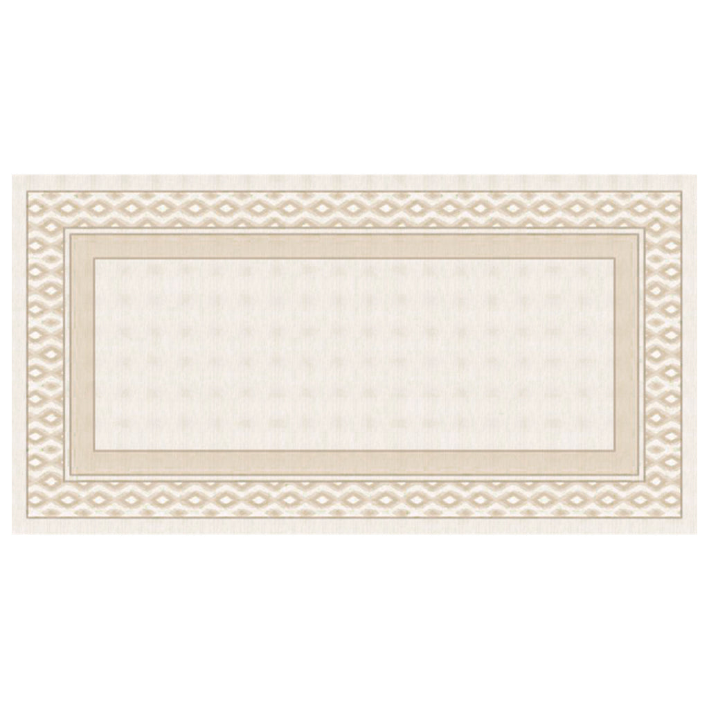 Toalha de Mesa Retangular Dunas Ikat Bege 8 Lugares 140x270