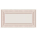 Toalha de Mesa Retangular Xadrez Bege 8 Lugares 140x270