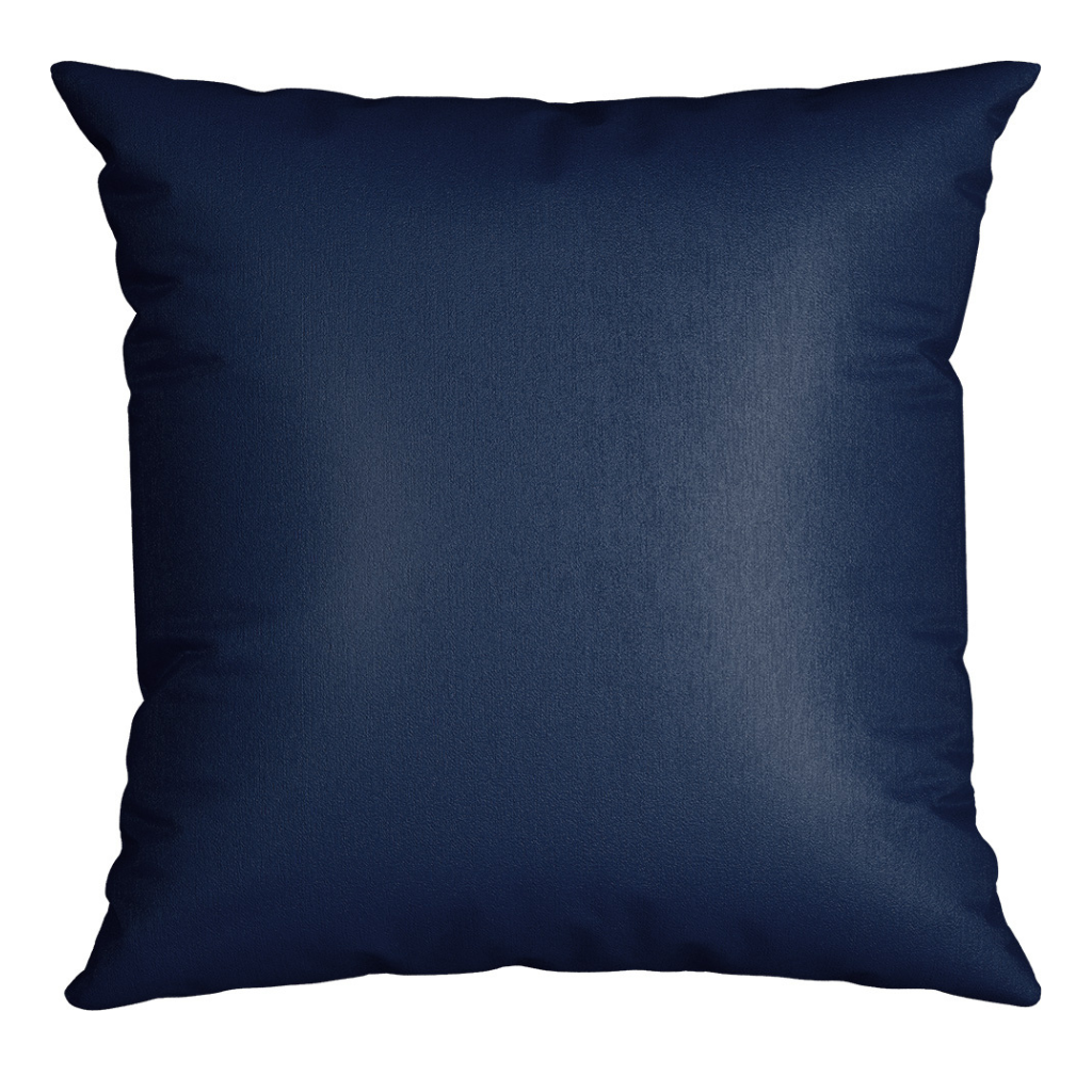 Capa Almofada Lisa Azul Marinho Silk Home 43x43cm