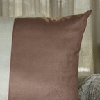 Capa Almofada Acetinada Branca e Rosê Silk Home 50x50cm