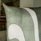 Capa Almofada Acetinada Tons de Verde Silk Home 50x50cm