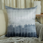Capa Almofada Acetinada Degradê Azul Silk Home 50x50cm