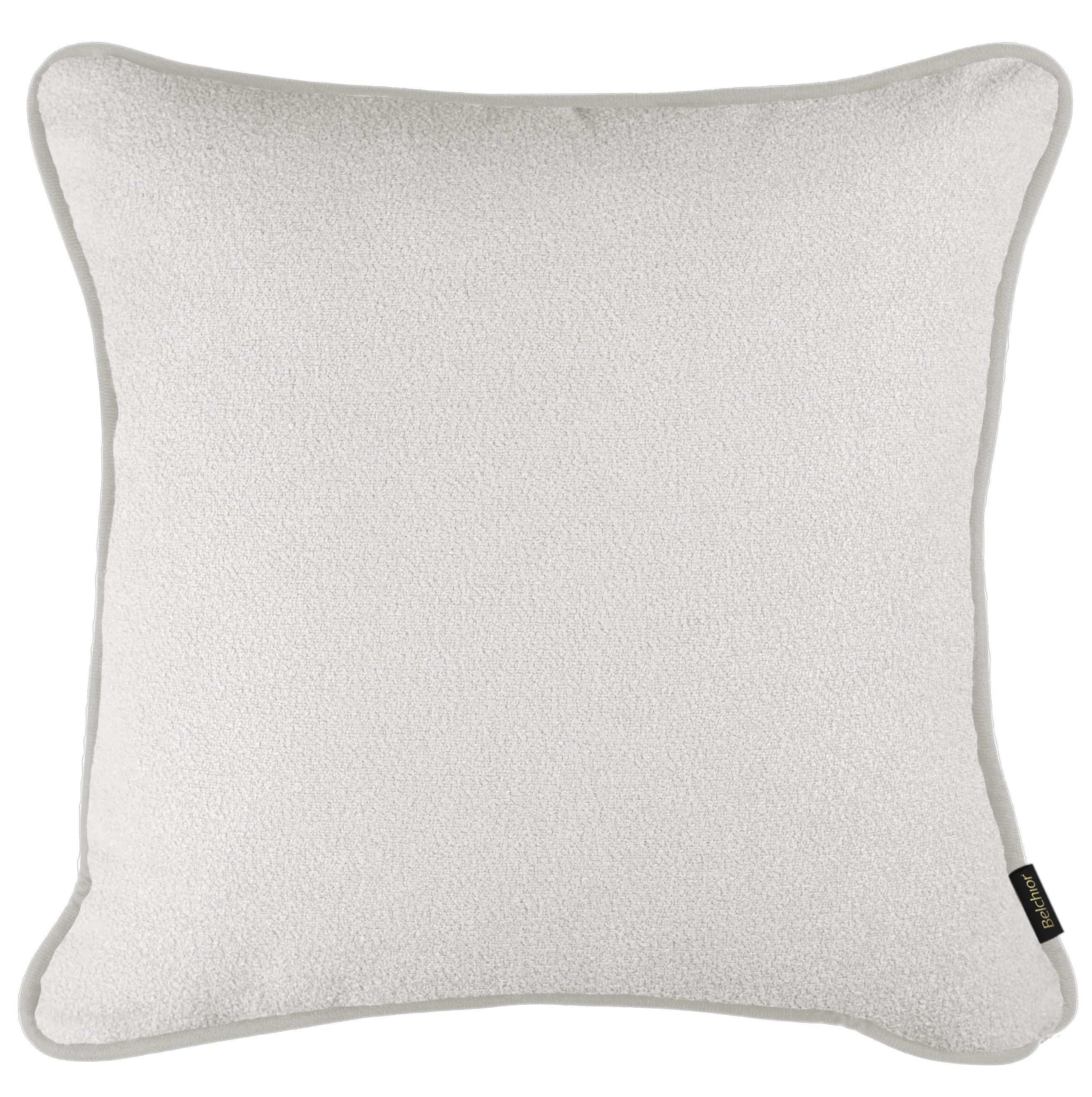 Capa Almofada Fio Boucle com Cordonê Cinza 50x50cm Concept