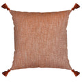 Capa Almofada Jacquard Bege com Tassel 50x50cm Concept