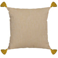Capa Almofada Jacquard Mostarda c/ Tassel 50x50cm Concept