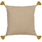 Capa Almofada Jacquard Mostarda c/ Tassel 50x50cm Concept