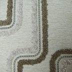 Capa Almofada cor Linho Bordada com Fio Boucle Castor 50x50cm Concept