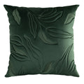 Capa Almofada Veludo Verde Bordado em 3D 50x50cm Concept