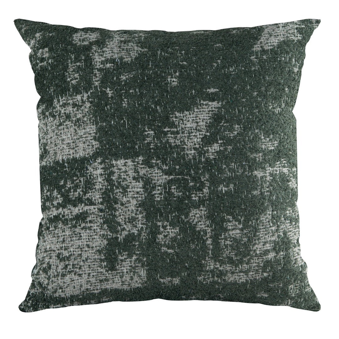 Capa Almofada Jacquard Verde e Cinza 50x50cm Concept