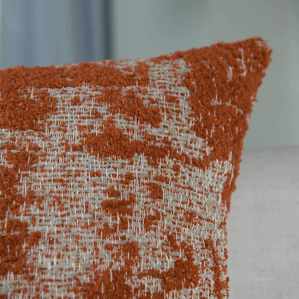 Capa Almofada Jacquard Terracota 50x50cm Concept